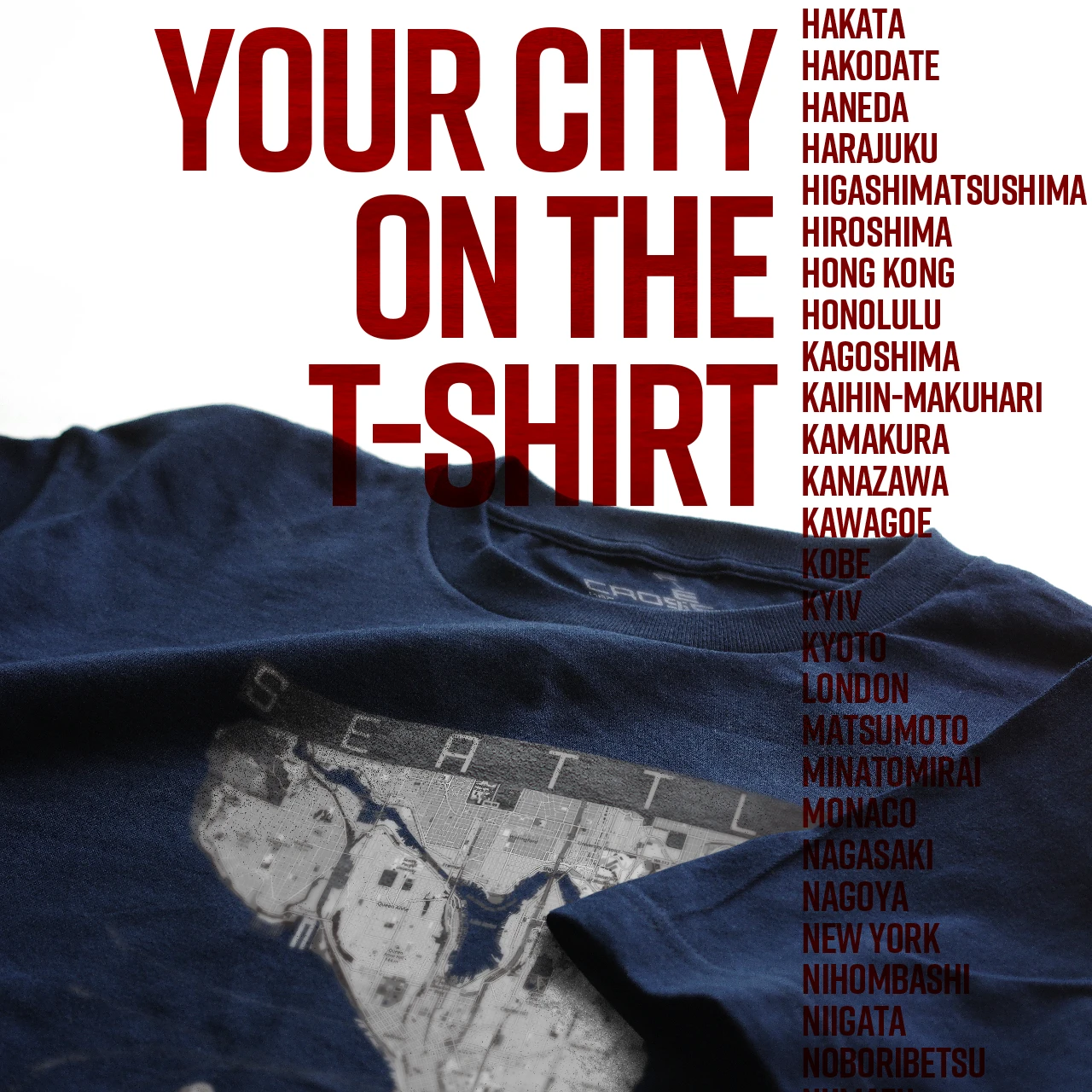 Your City on the T-shirt