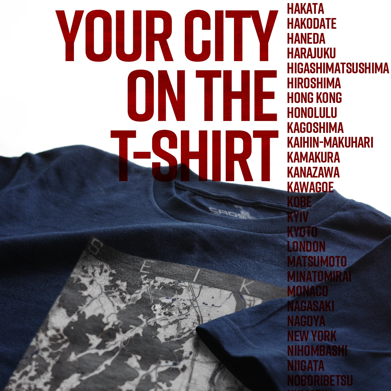 Your City on the T-shirt