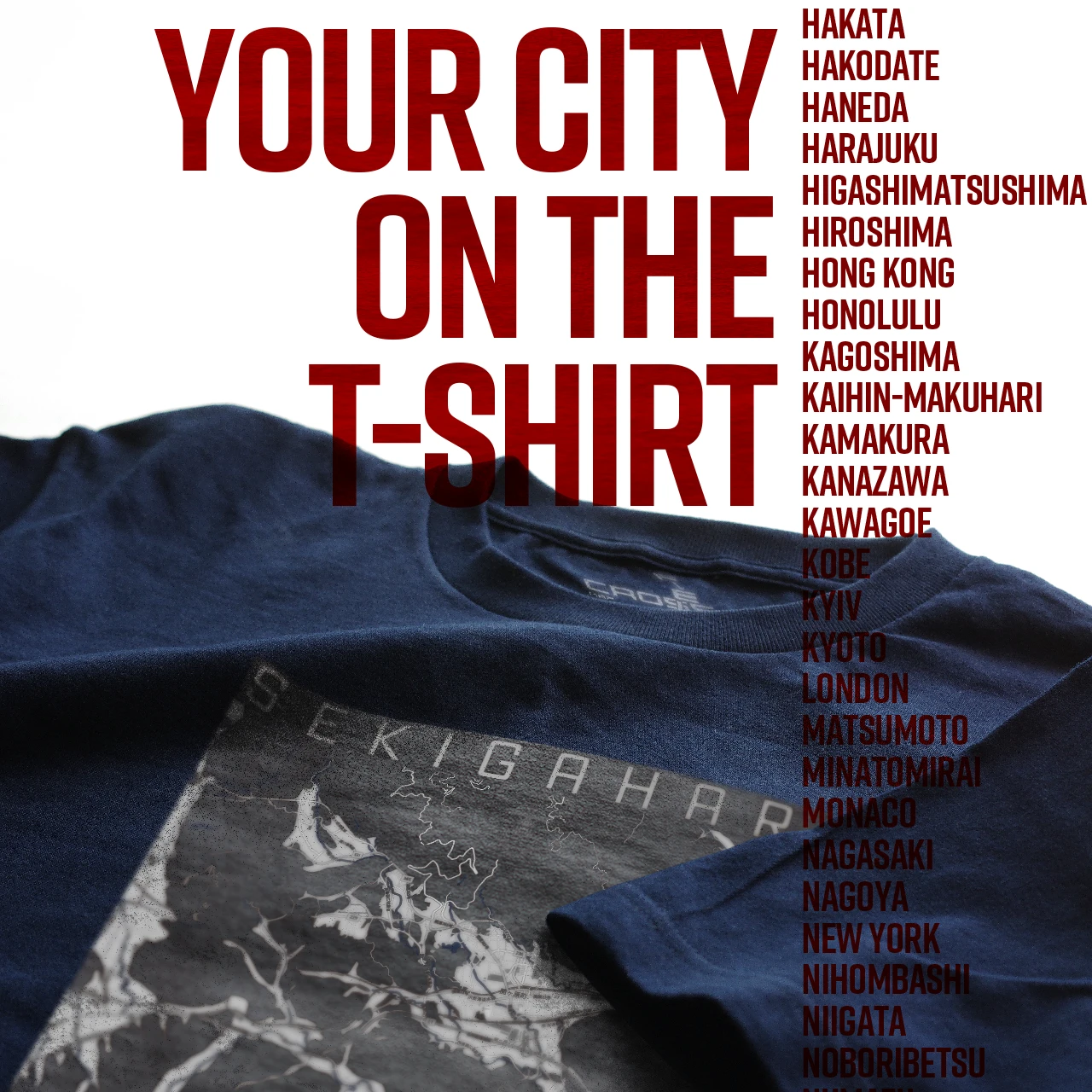 Your City on the T-shirt