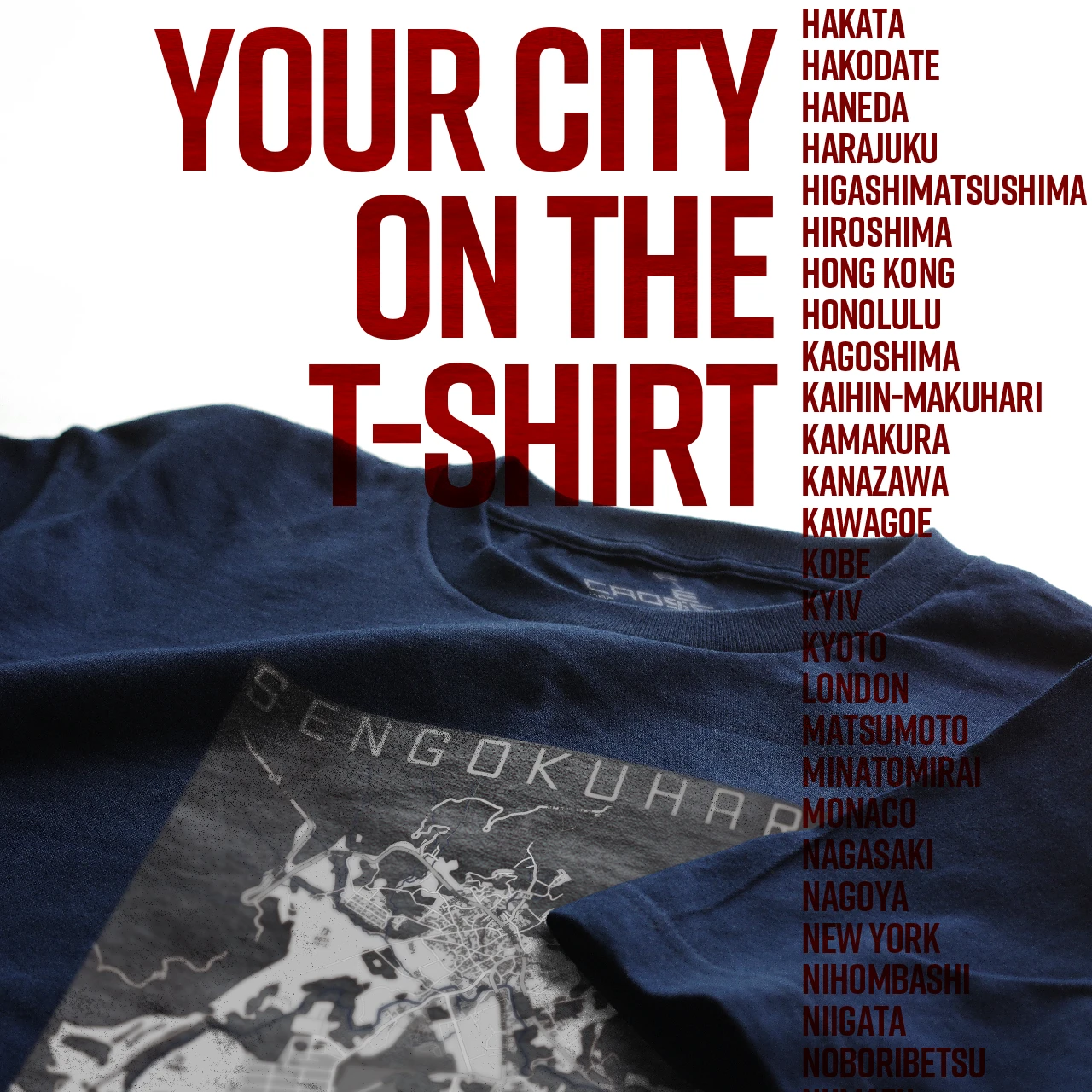 Your City on the T-shirt