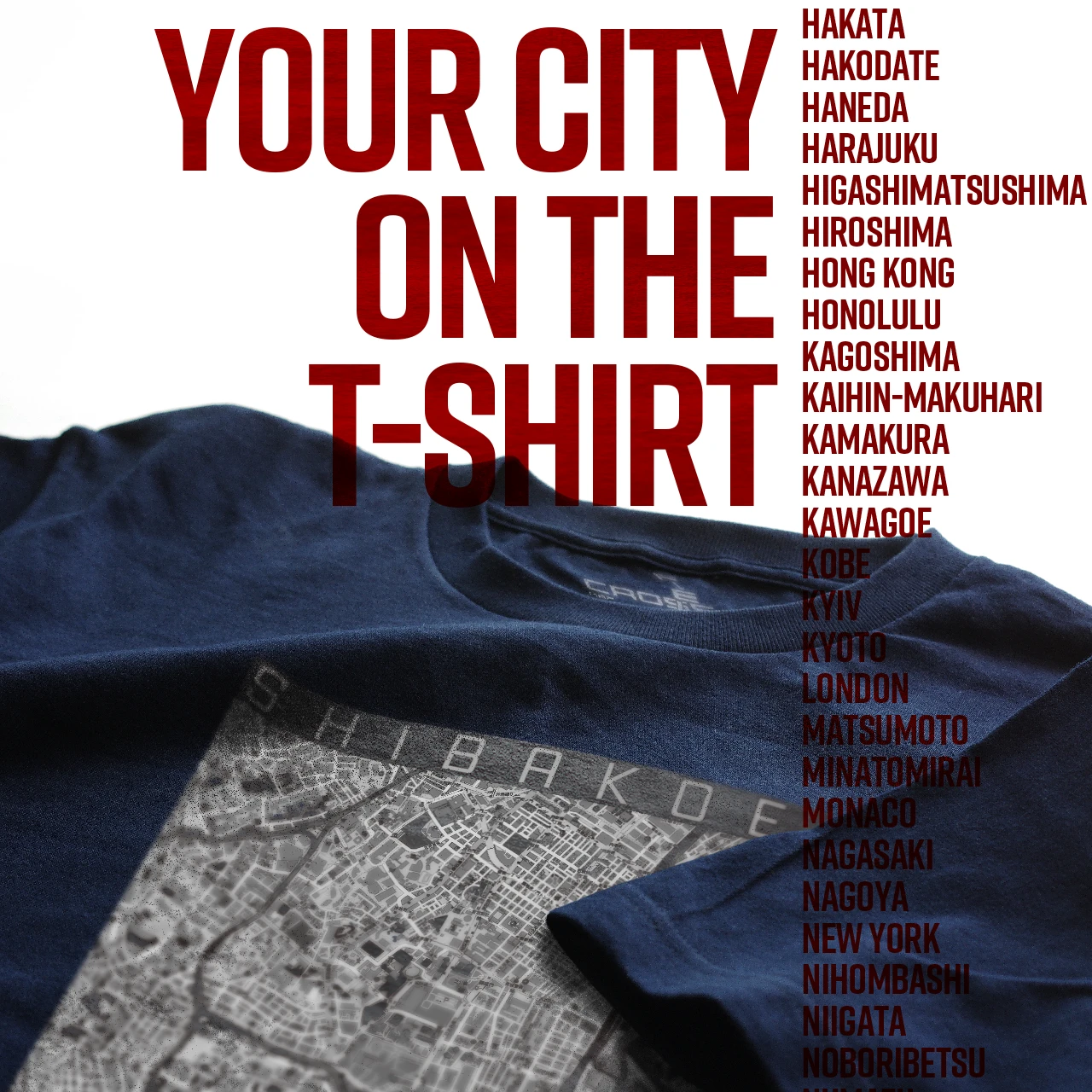 Your City on the T-shirt