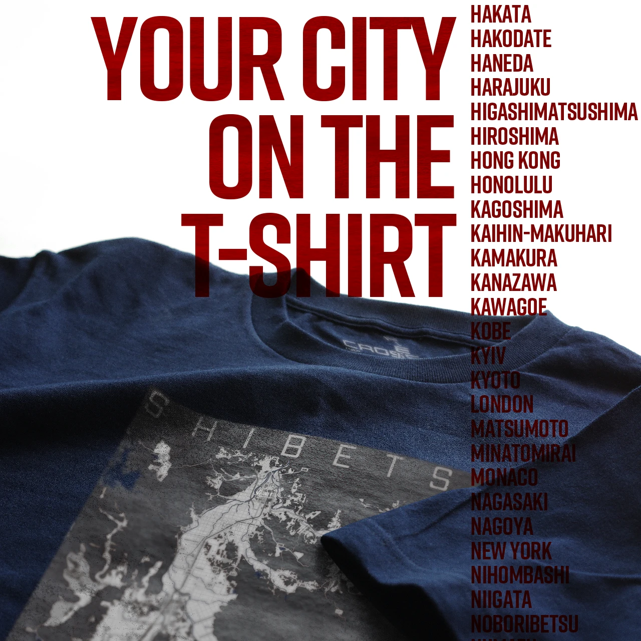 Your City on the T-shirt