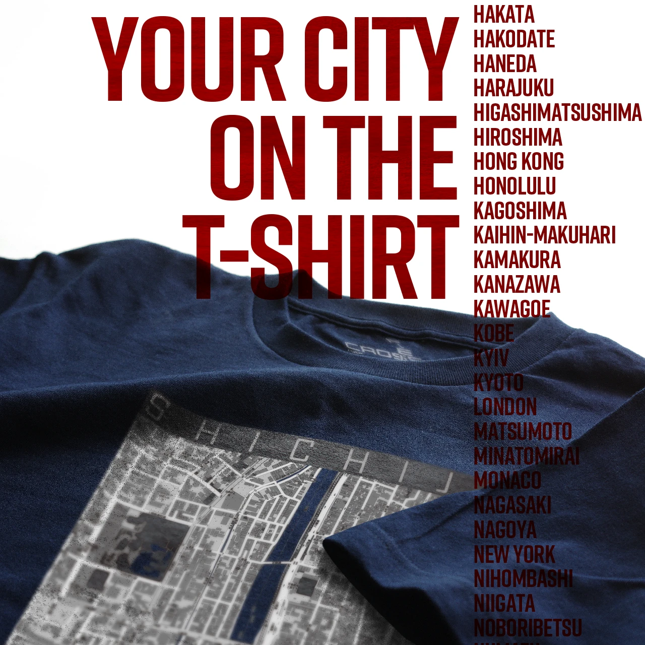 Your City on the T-shirt