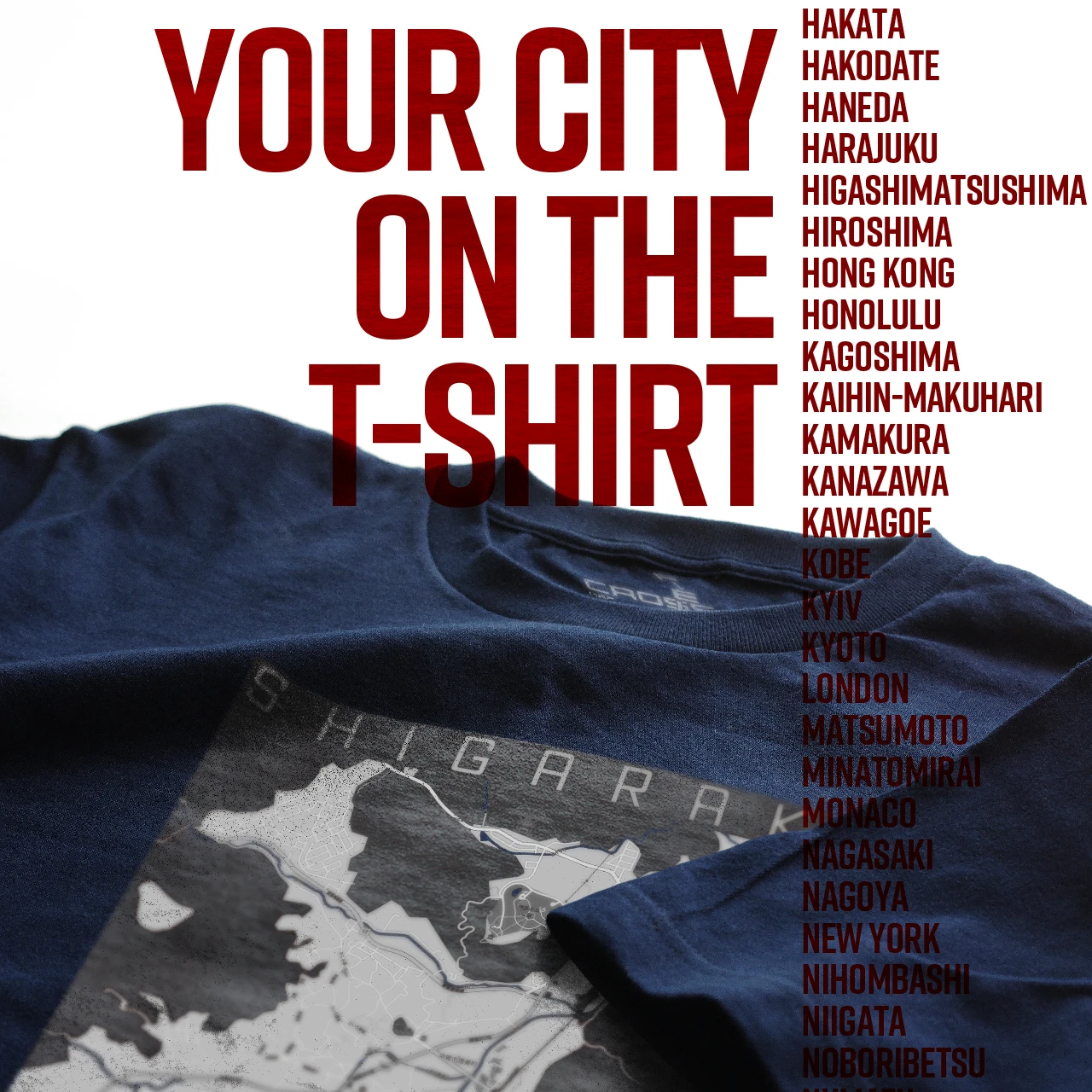 Your City on the T-shirt