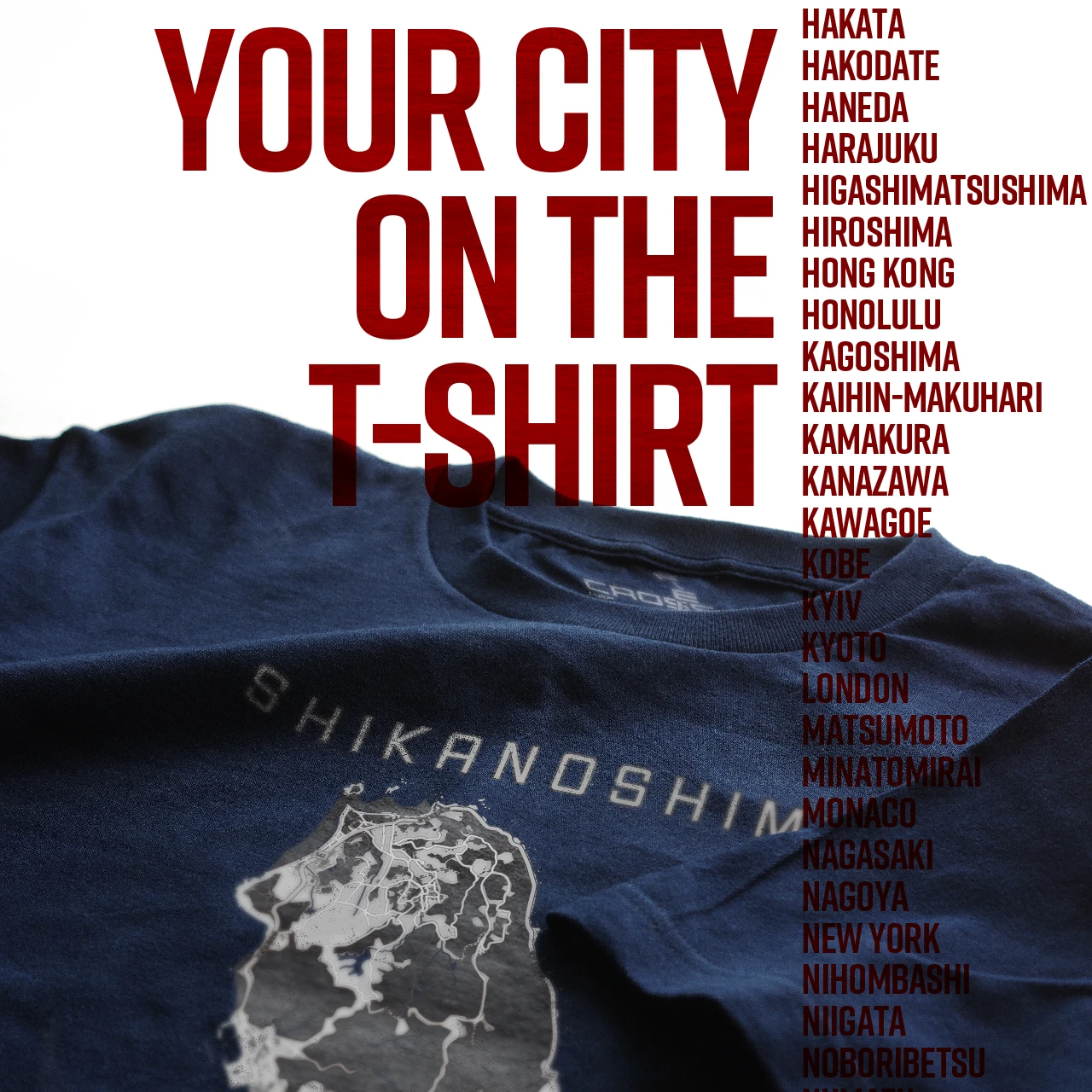 Your City on the T-shirt