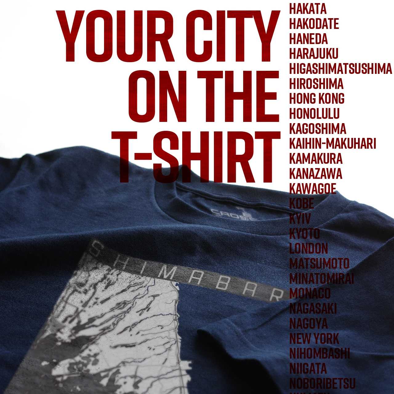 Your City on the T-shirt