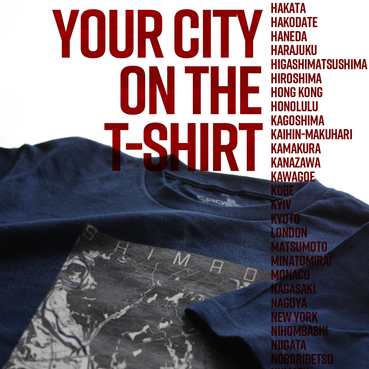 Your City on the T-shirt