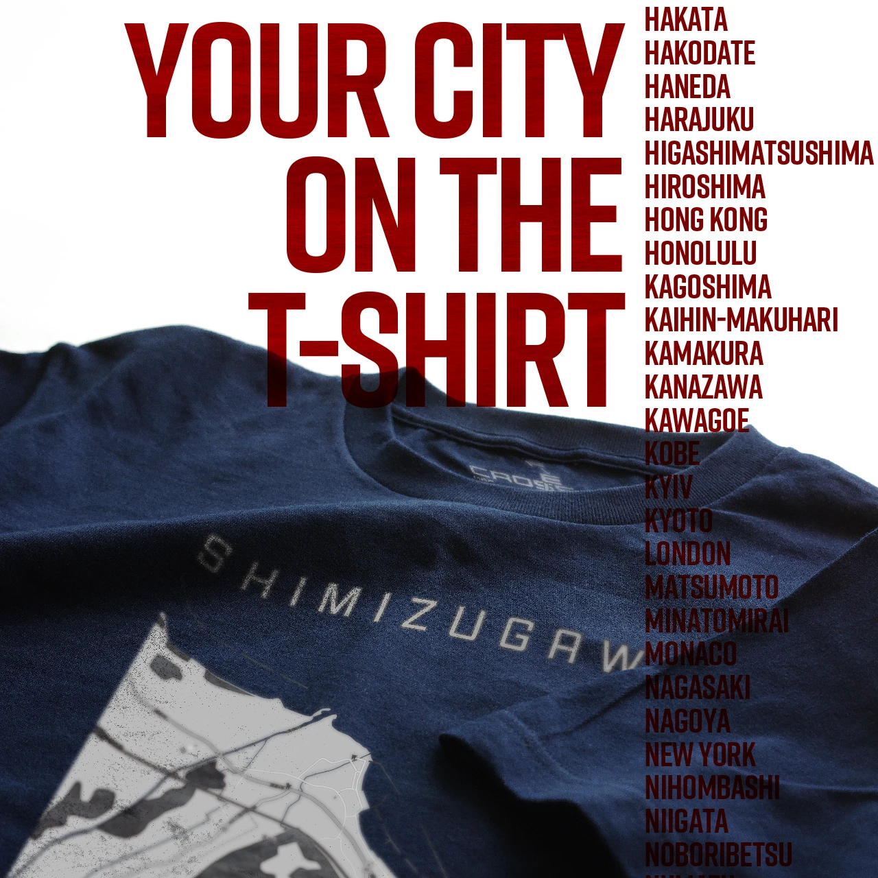 Your City on the T-shirt