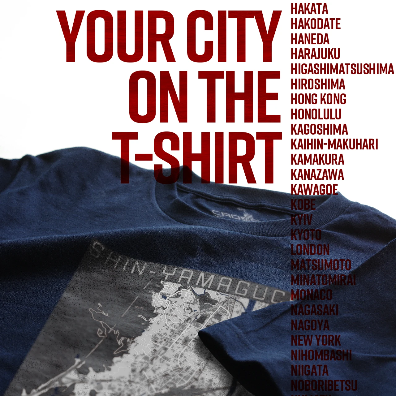 Your City on the T-shirt