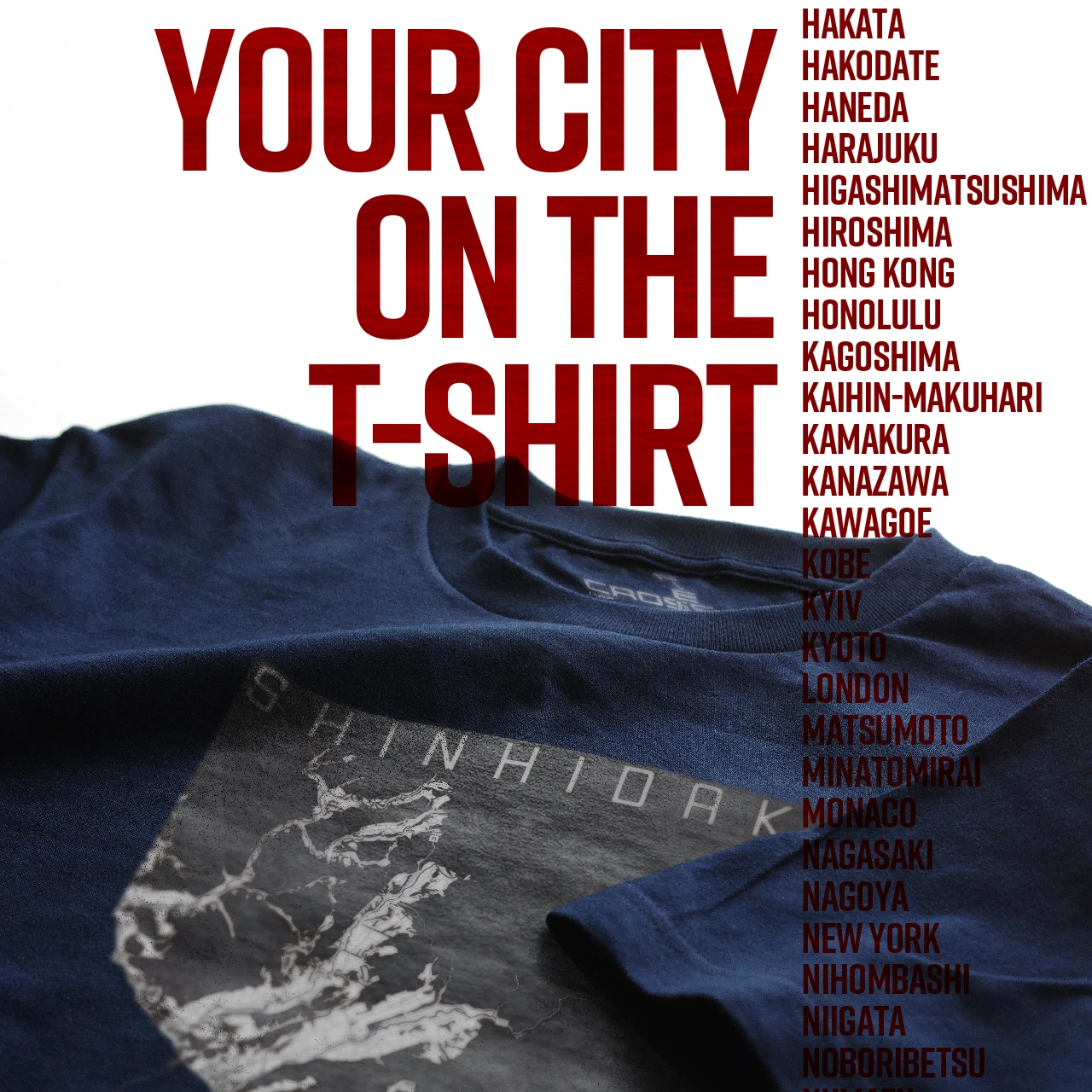 Your City on the T-shirt