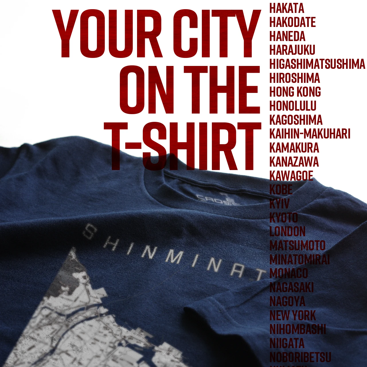 Your City on the T-shirt