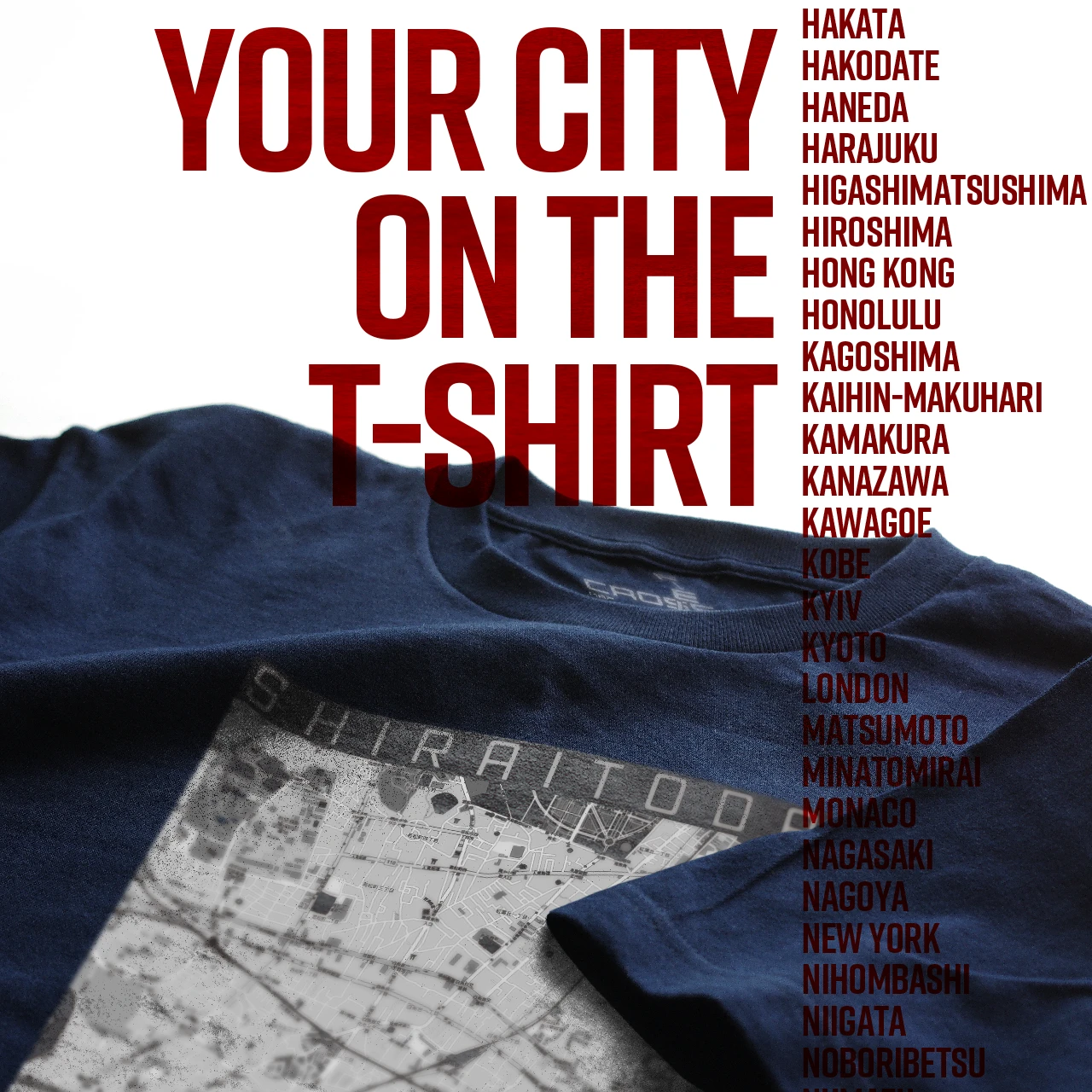 Your City on the T-shirt