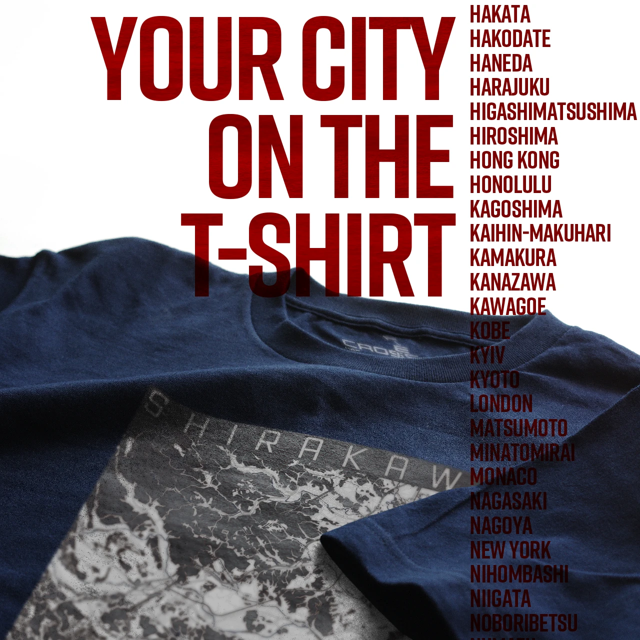 Your City on the T-shirt