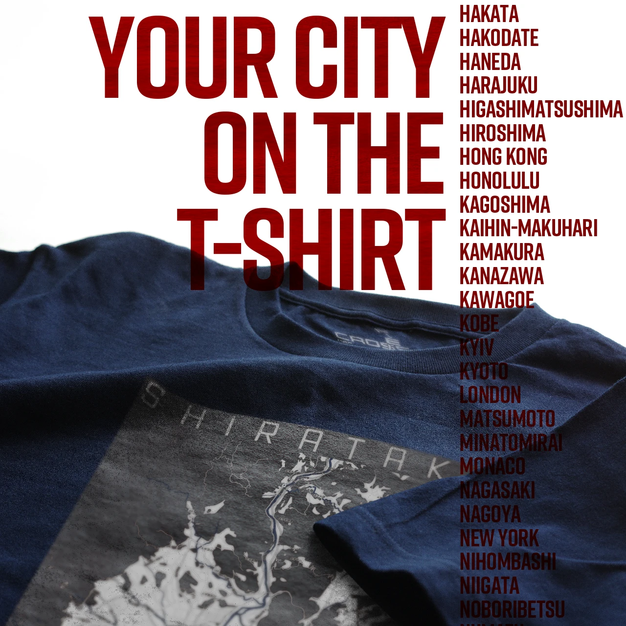 Your City on the T-shirt