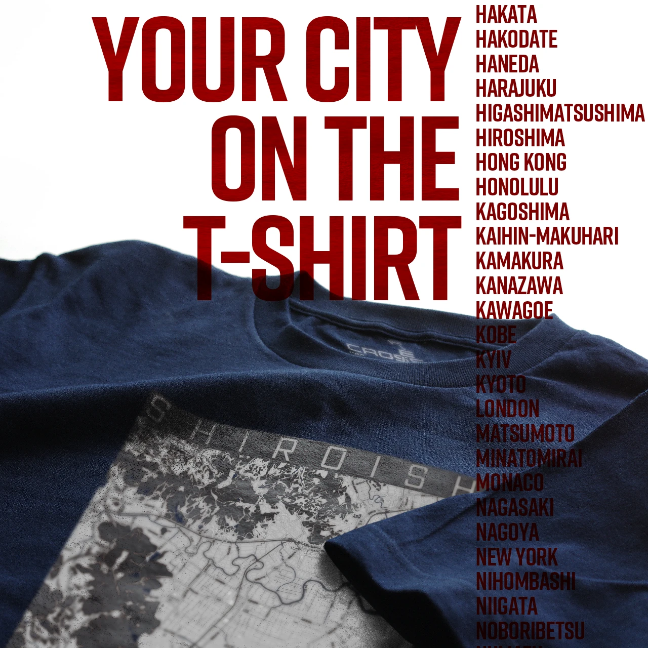 Your City on the T-shirt