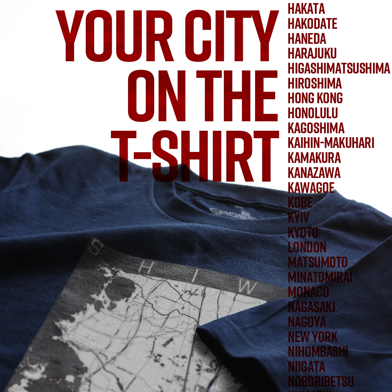 Your City on the T-shirt