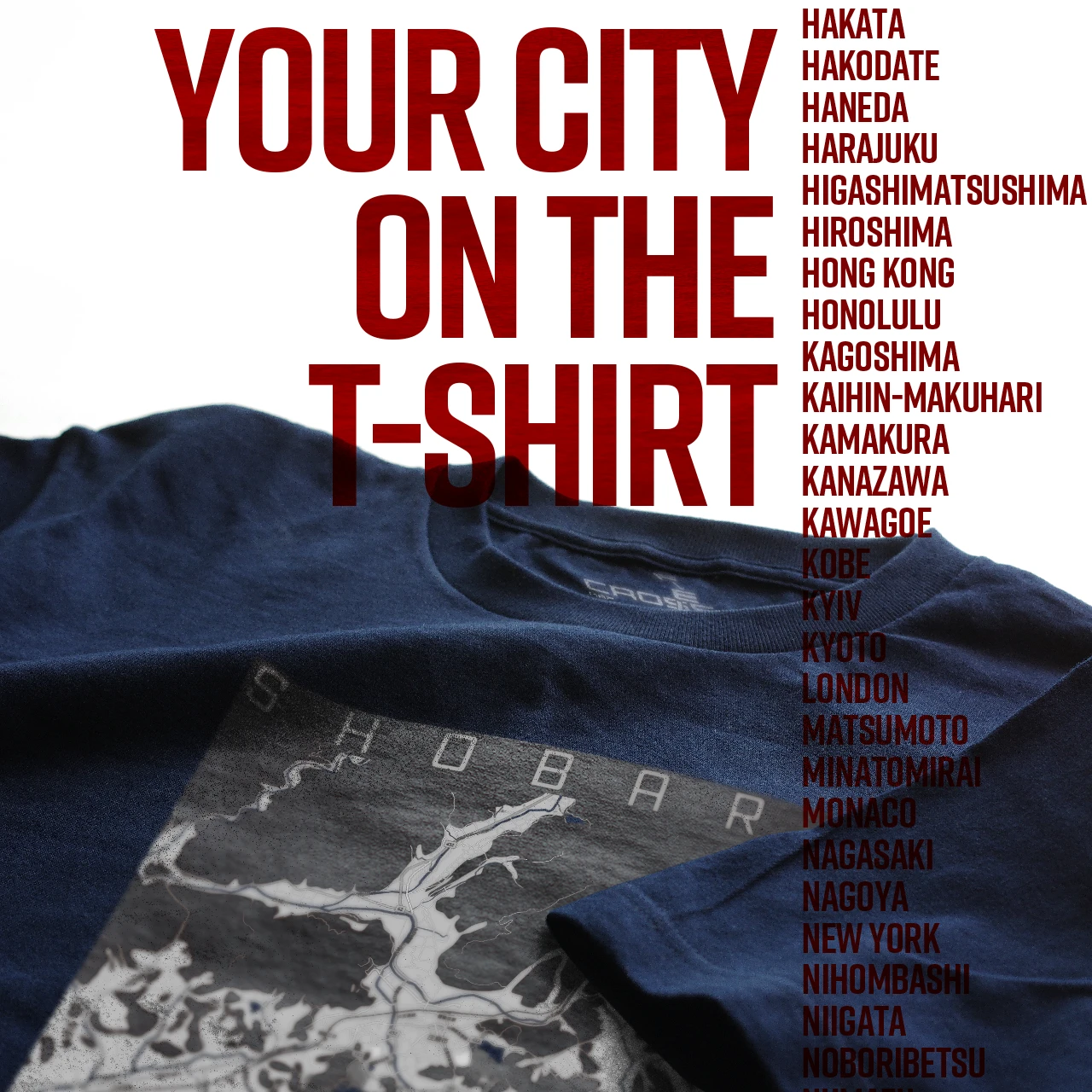 Your City on the T-shirt