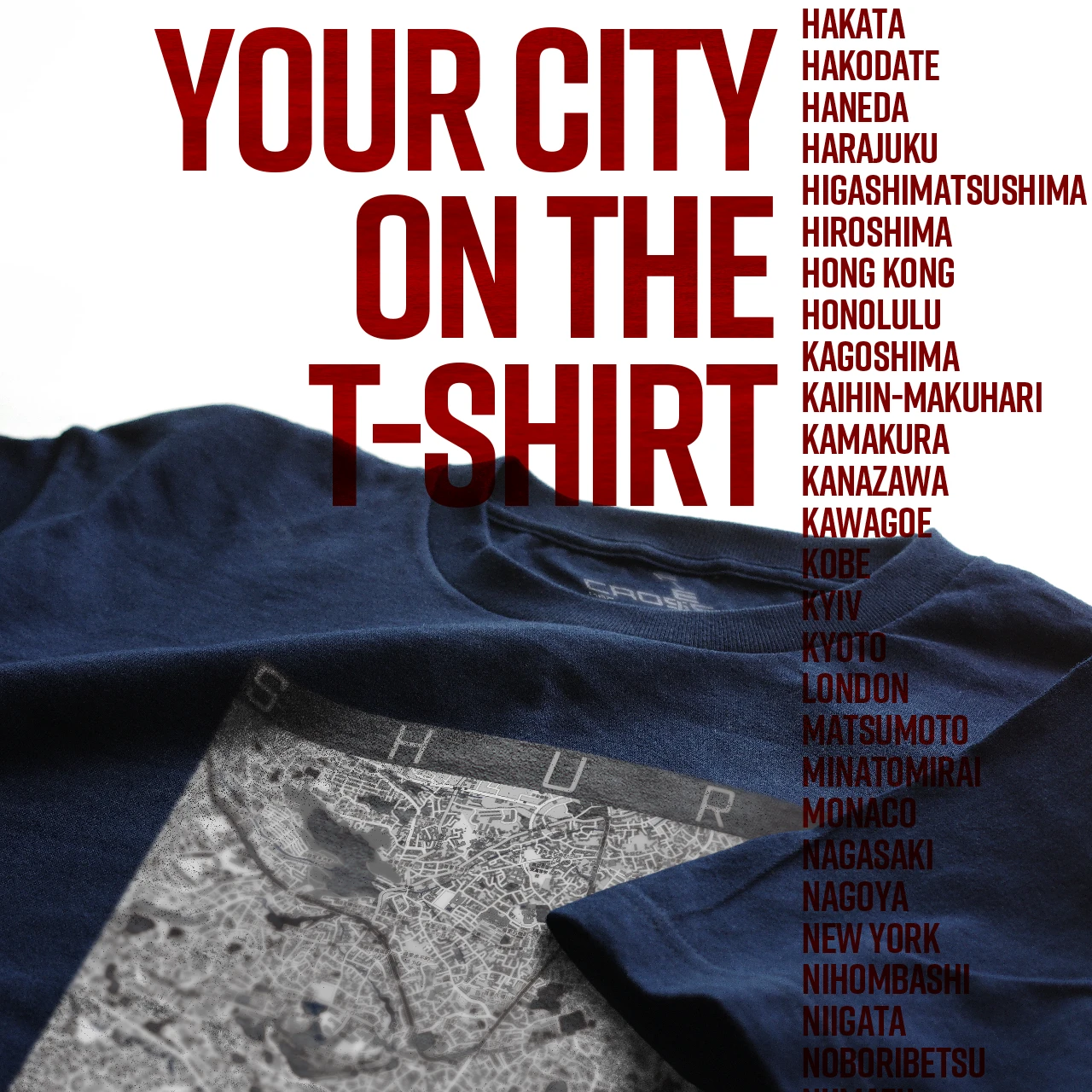 Your City on the T-shirt