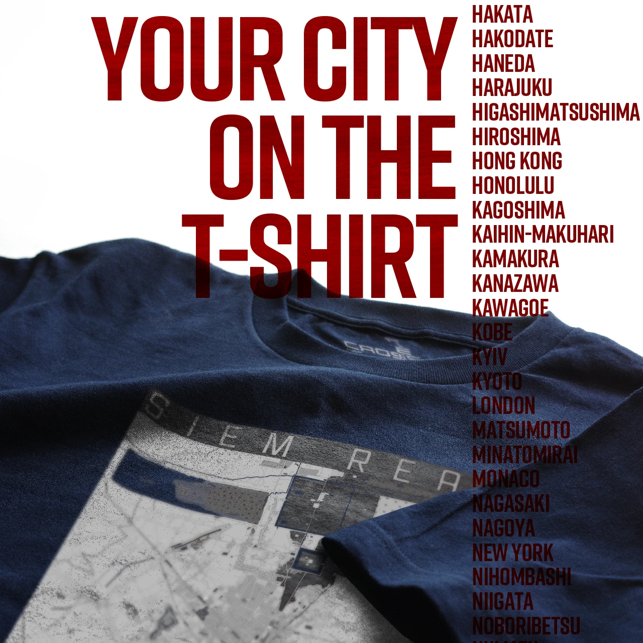 Your City on the T-shirt