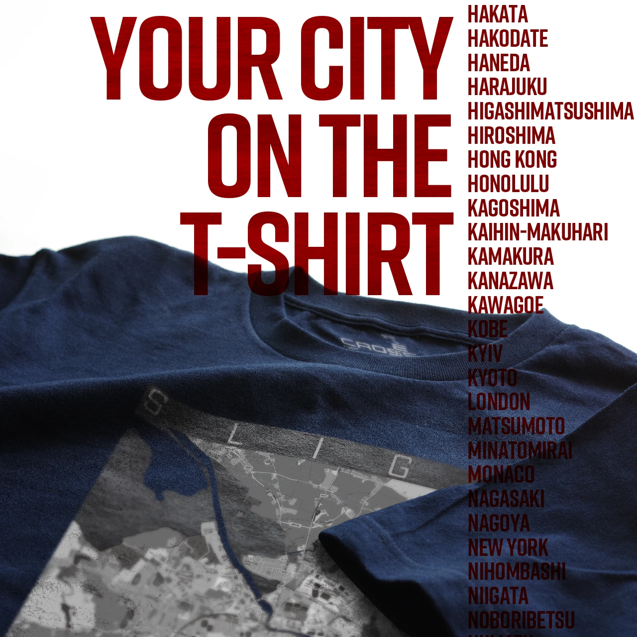 Your City on the T-shirt