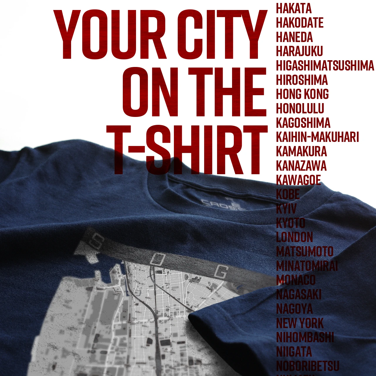 Your City on the T-shirt