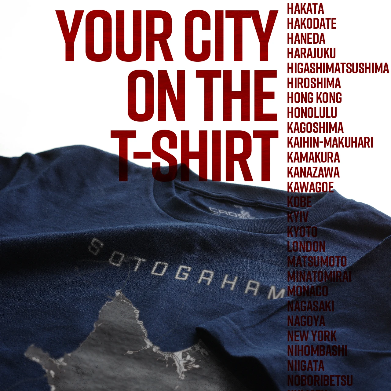 Your City on the T-shirt