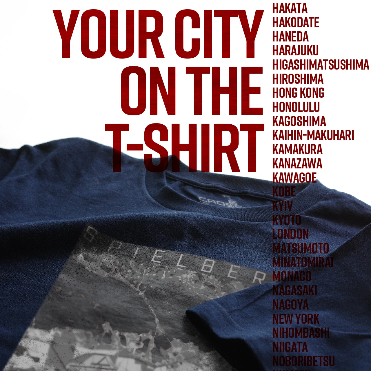 Your City on the T-shirt