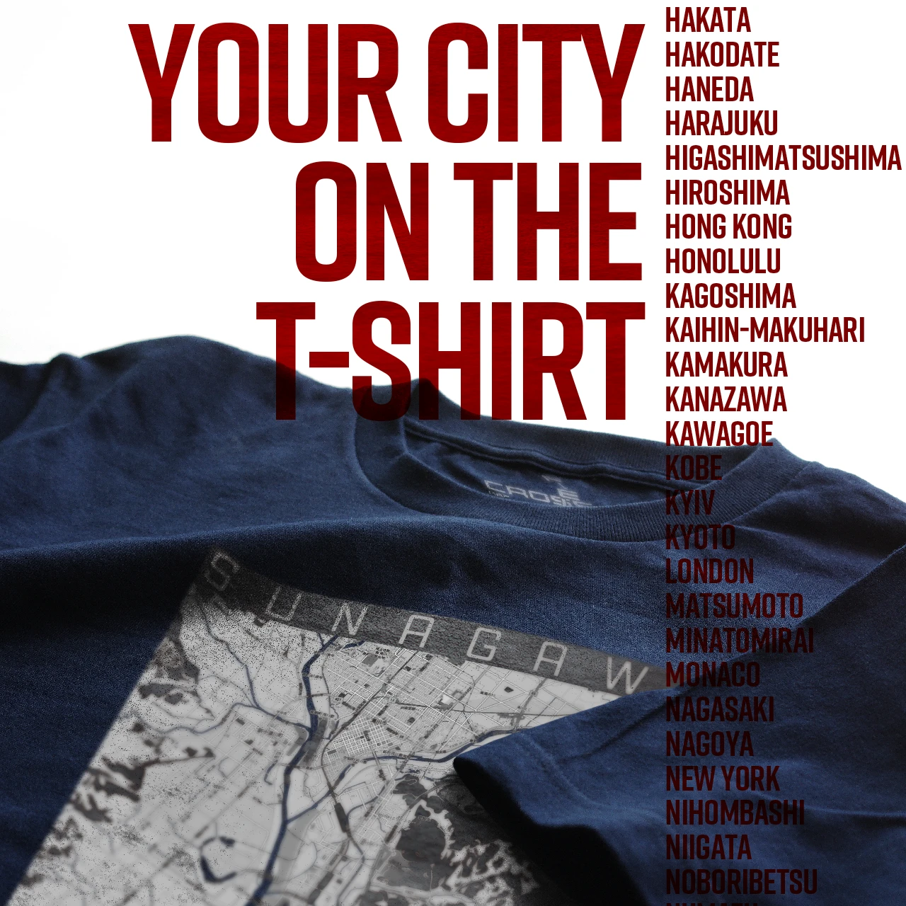 Your City on the T-shirt