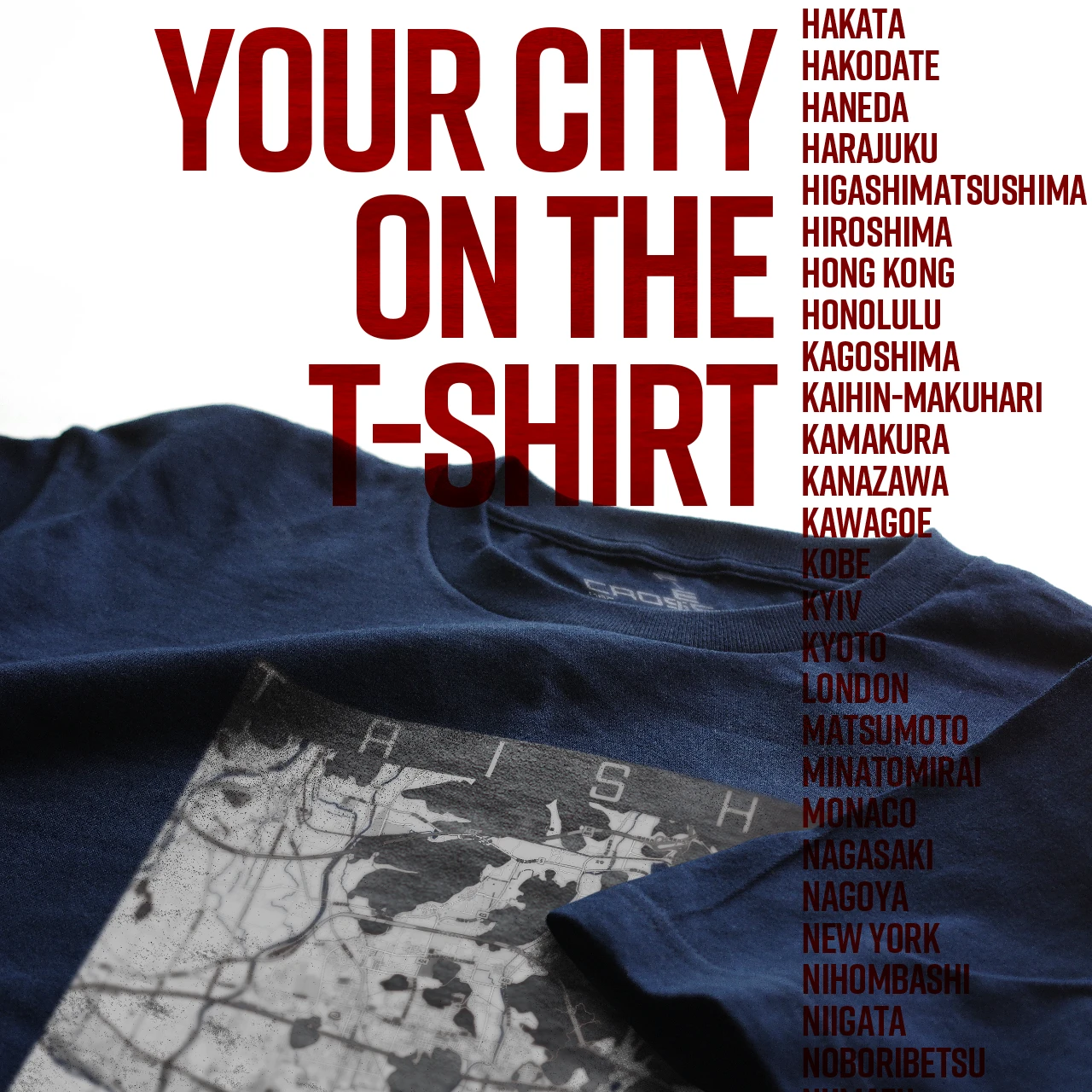 Your City on the T-shirt