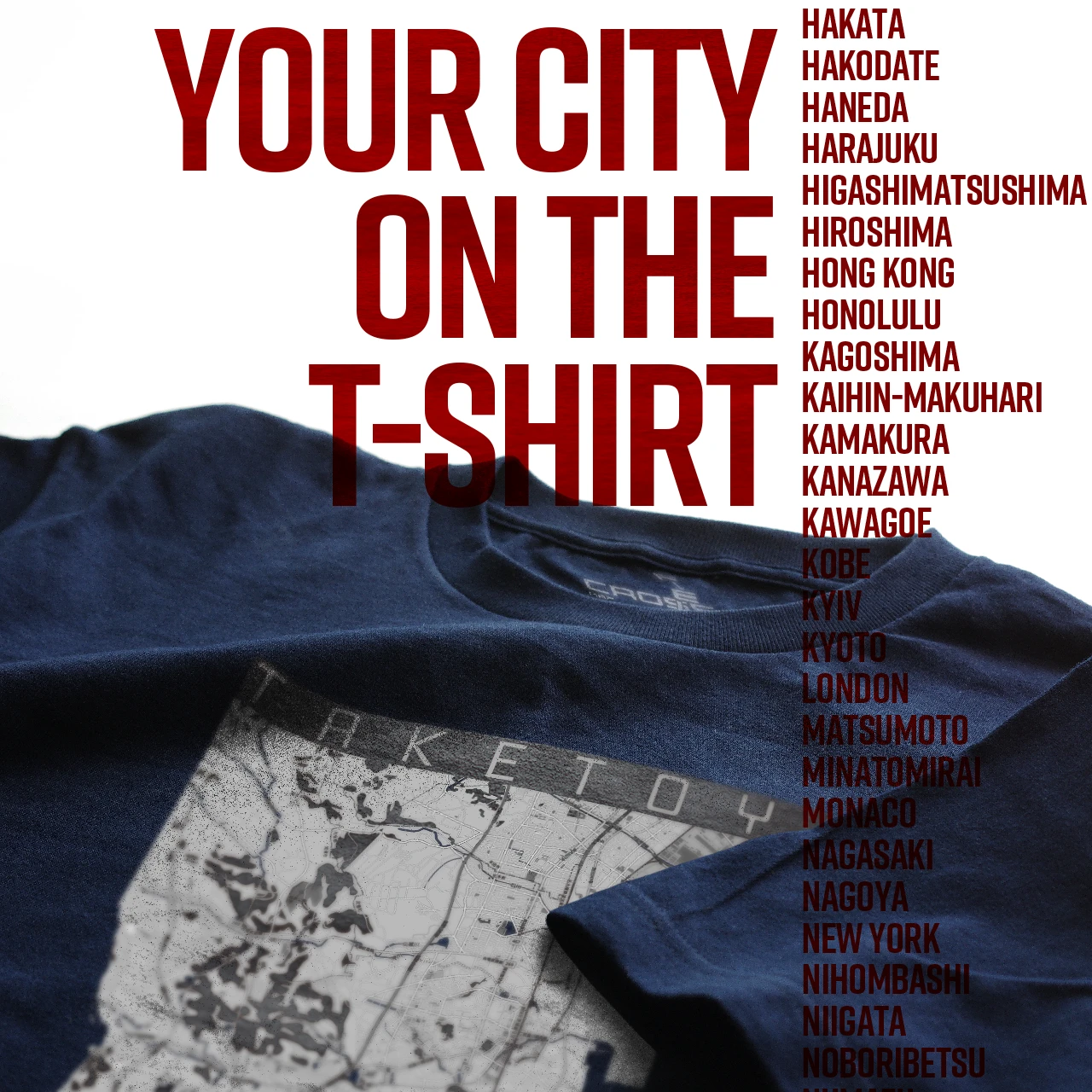 Your City on the T-shirt