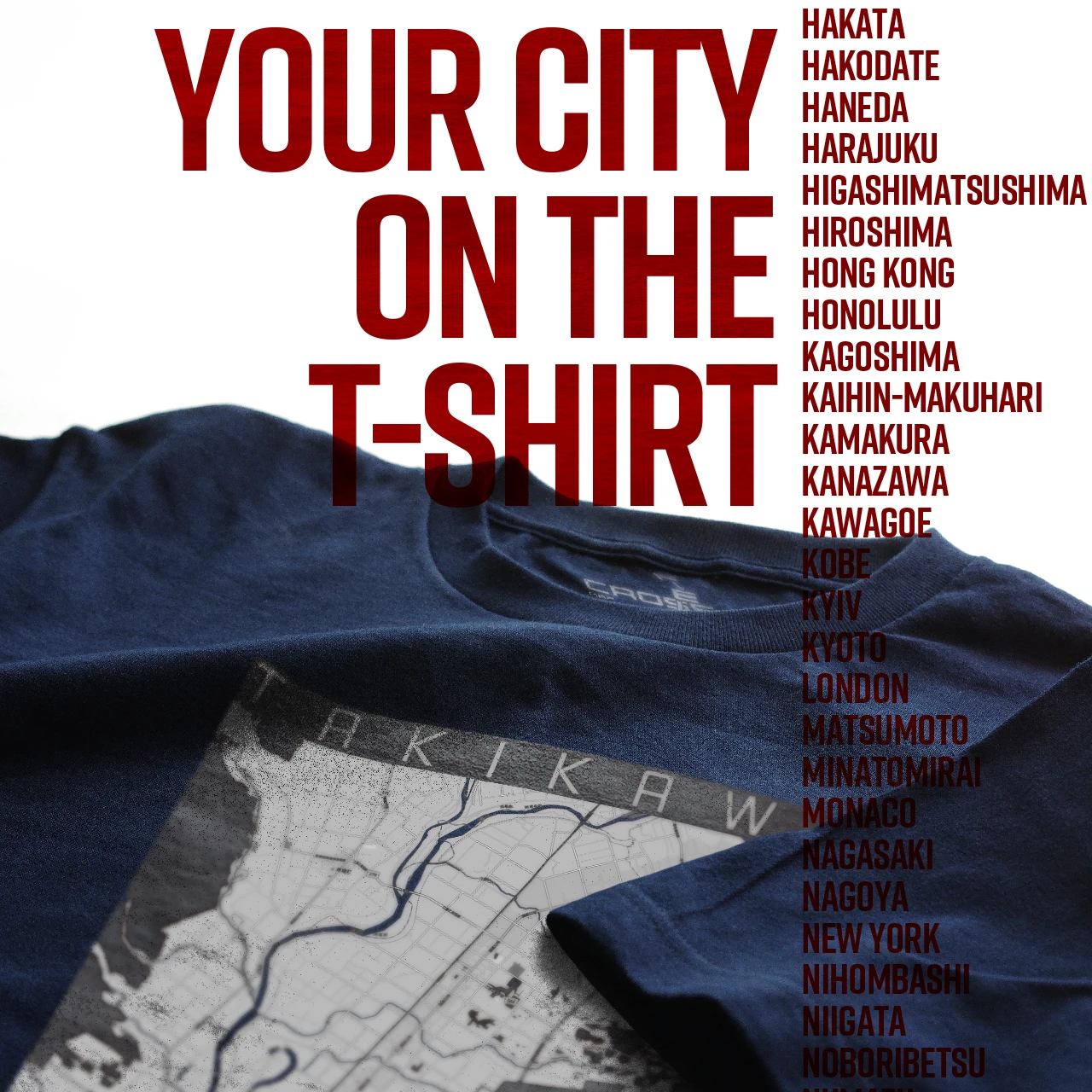 Your City on the T-shirt