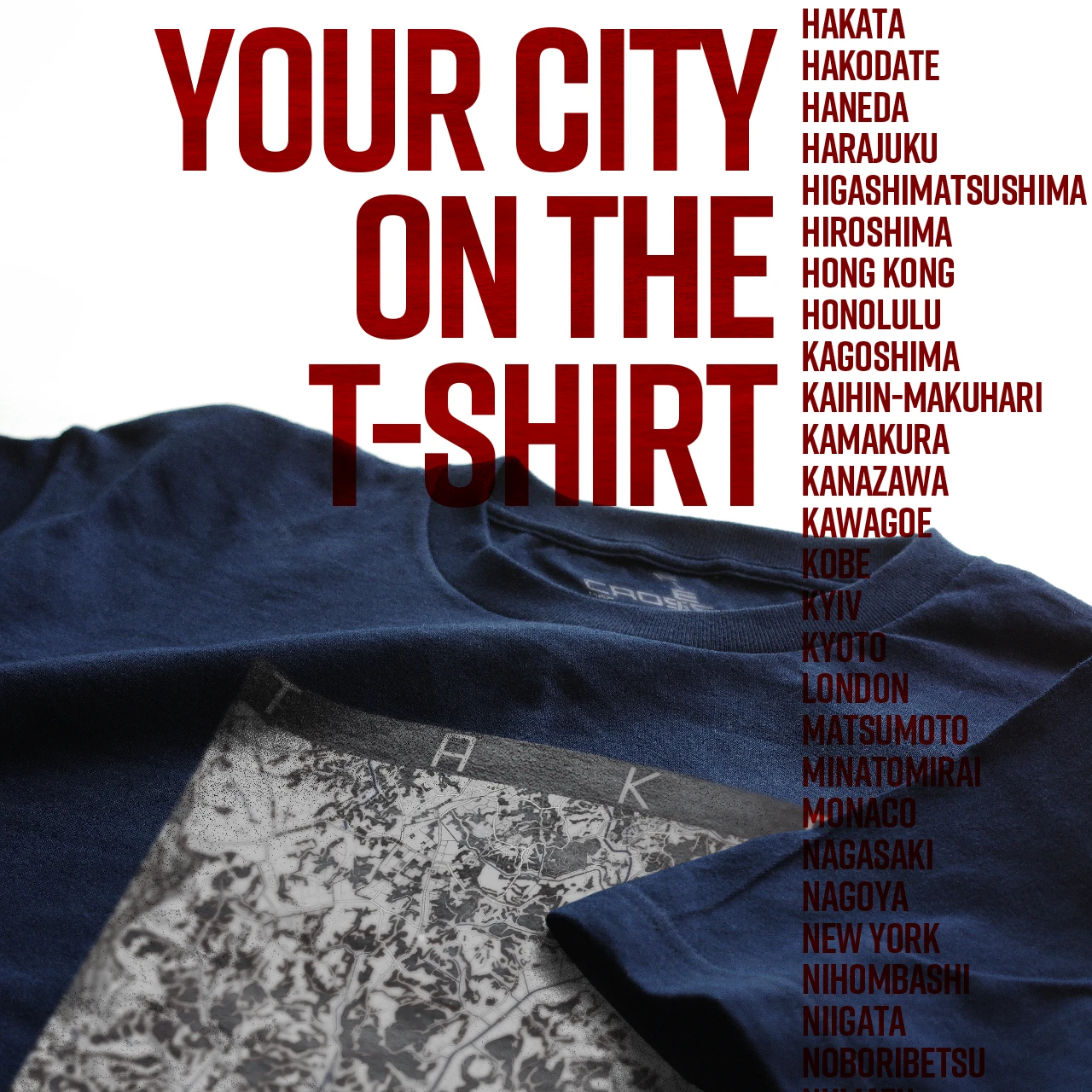 Your City on the T-shirt