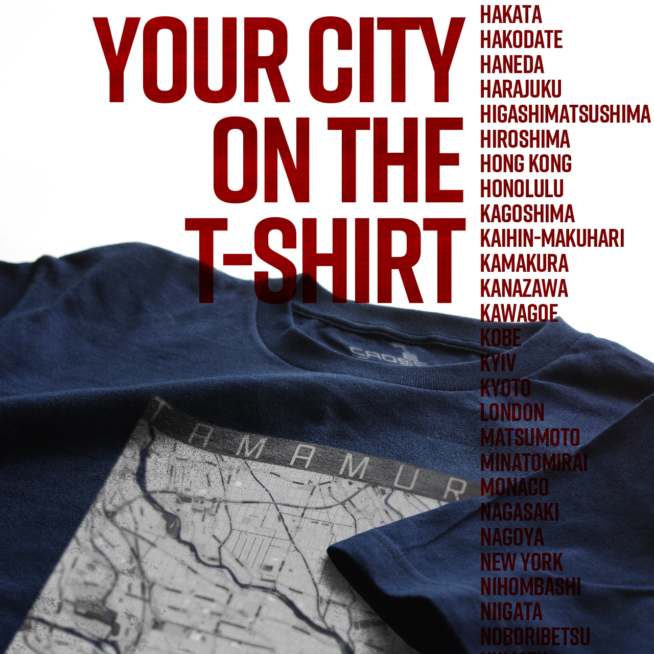 Your City on the T-shirt