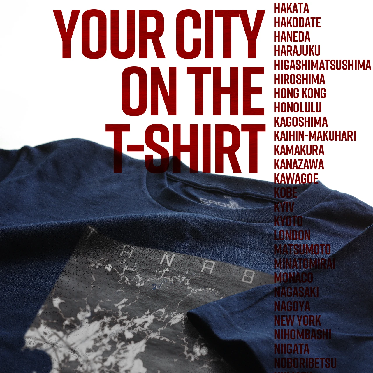 Your City on the T-shirt