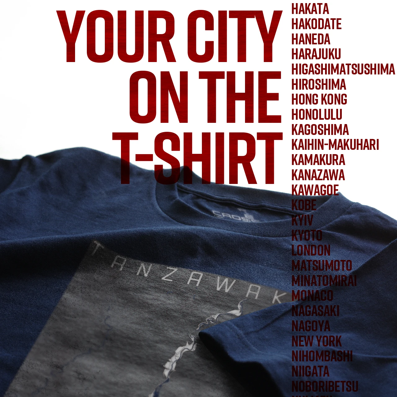 Your City on the T-shirt