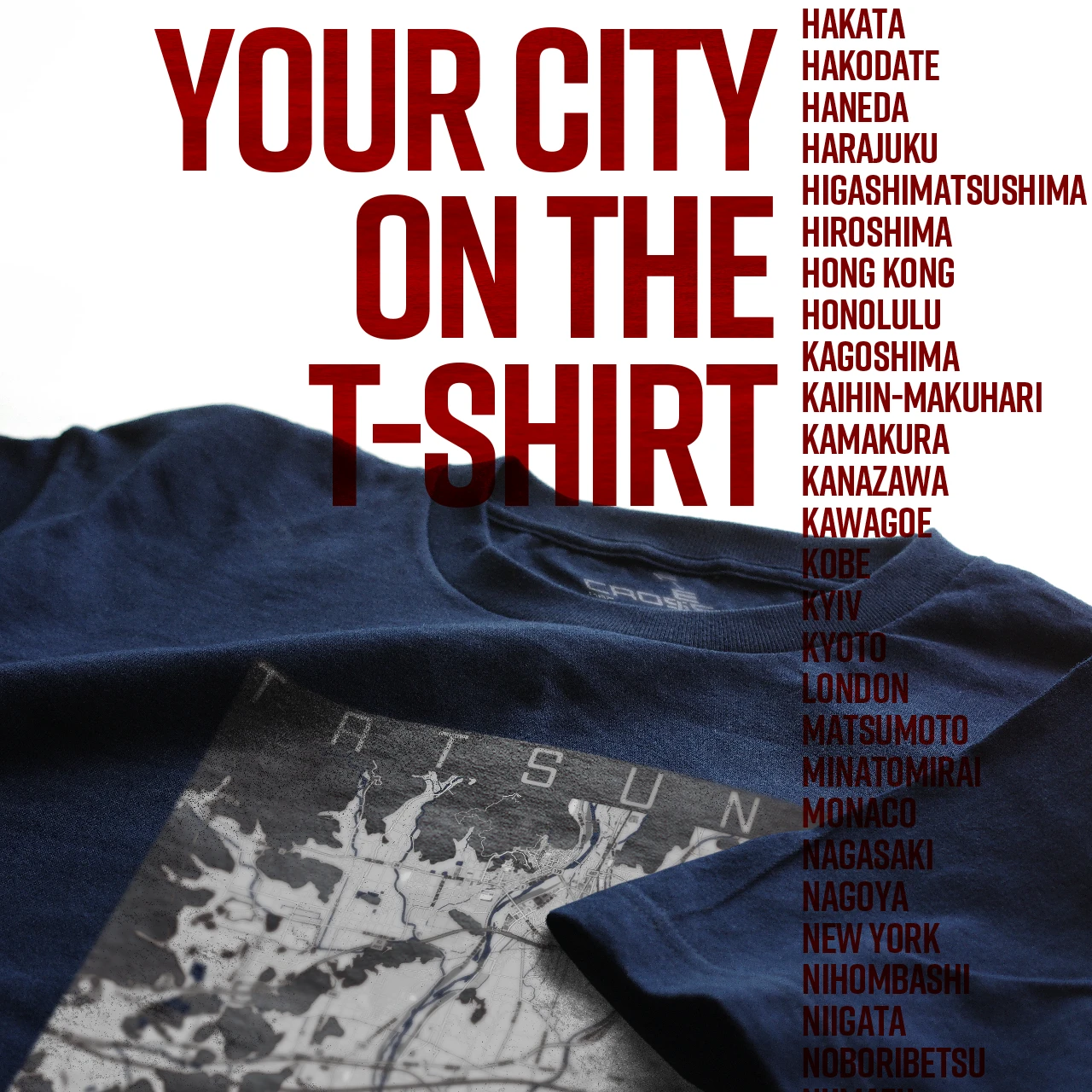 Your City on the T-shirt