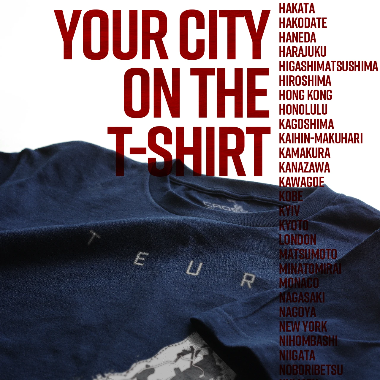 Your City on the T-shirt