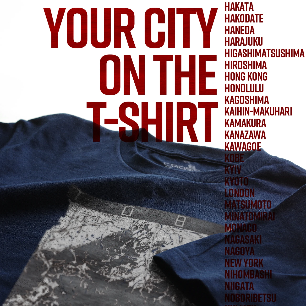 Your City on the T-shirt