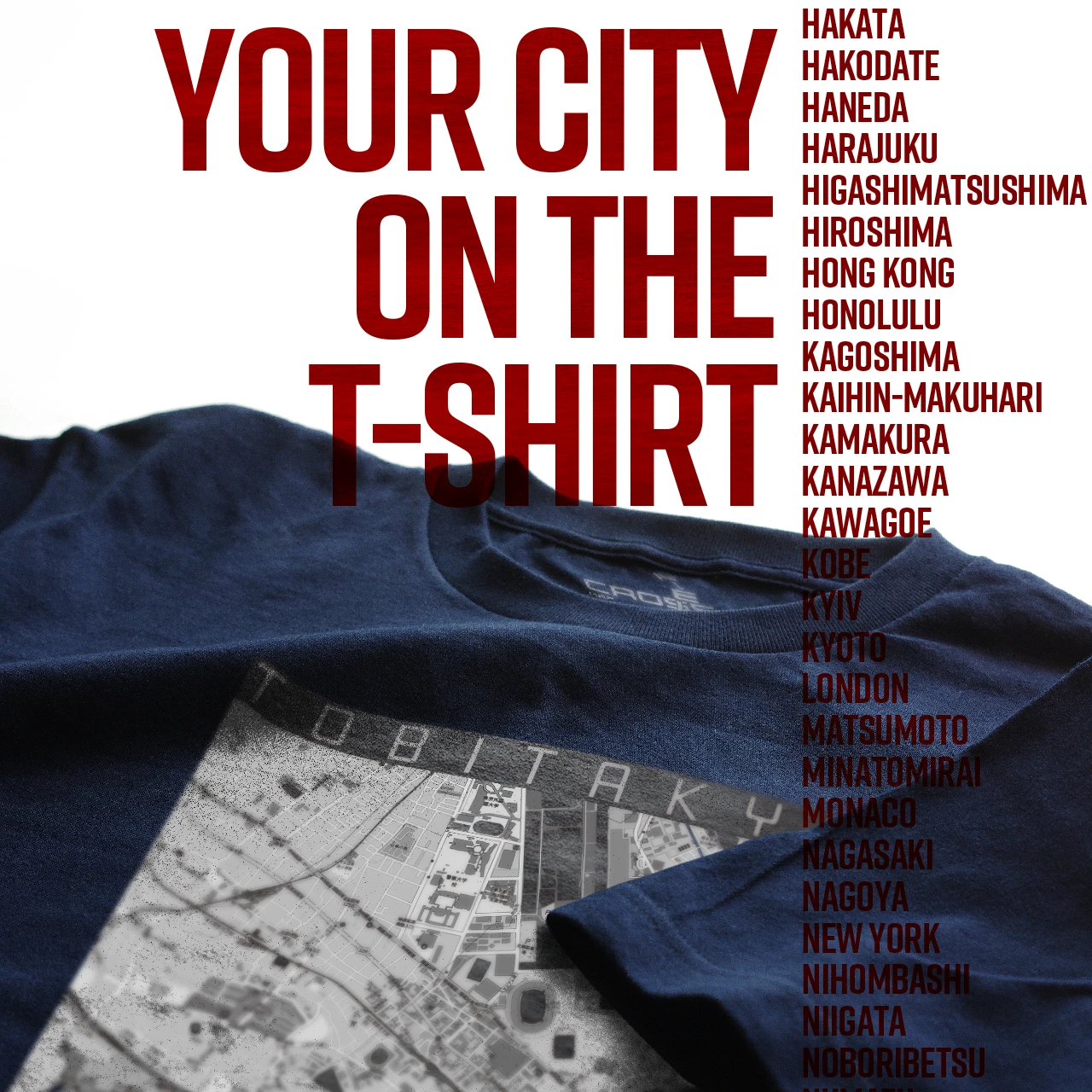 Your City on the T-shirt