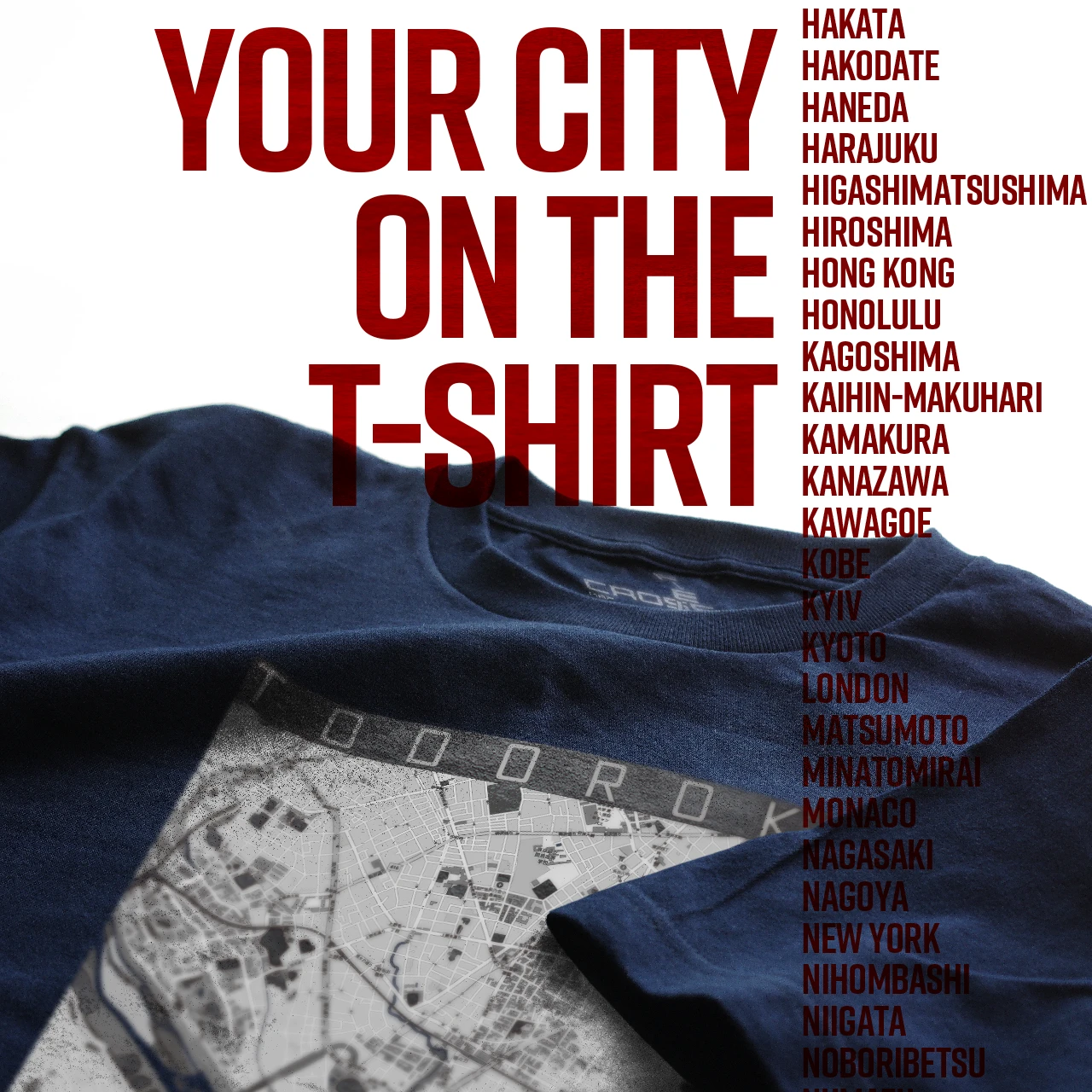 Your City on the T-shirt