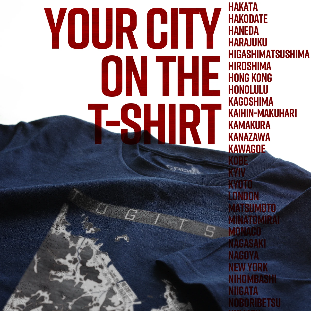 Your City on the T-shirt