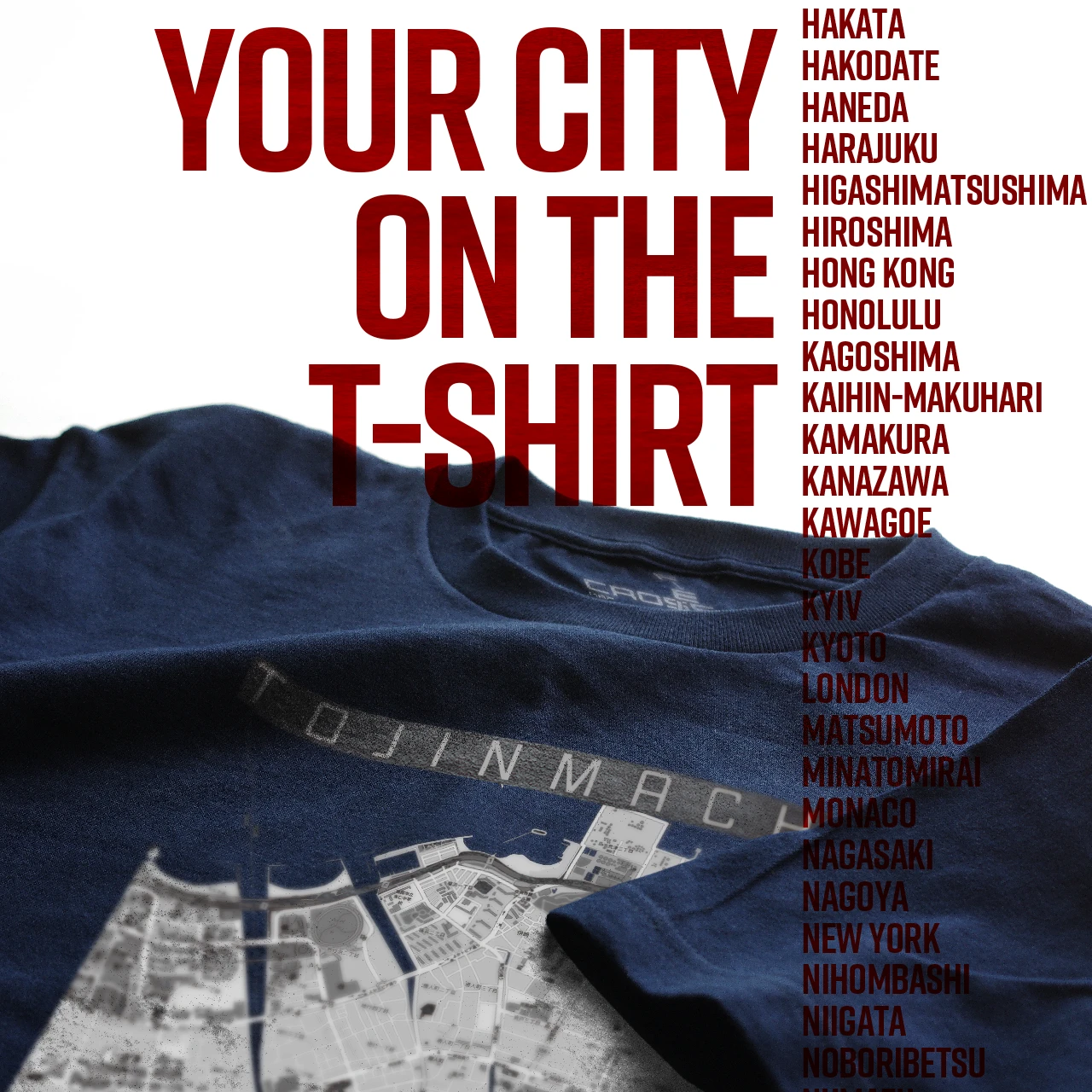 Your City on the T-shirt