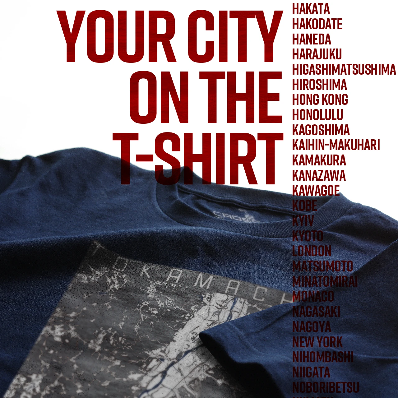 Your City on the T-shirt