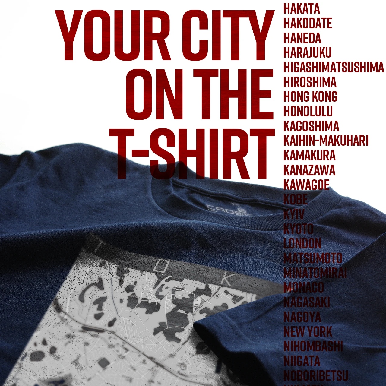 Your City on the T-shirt