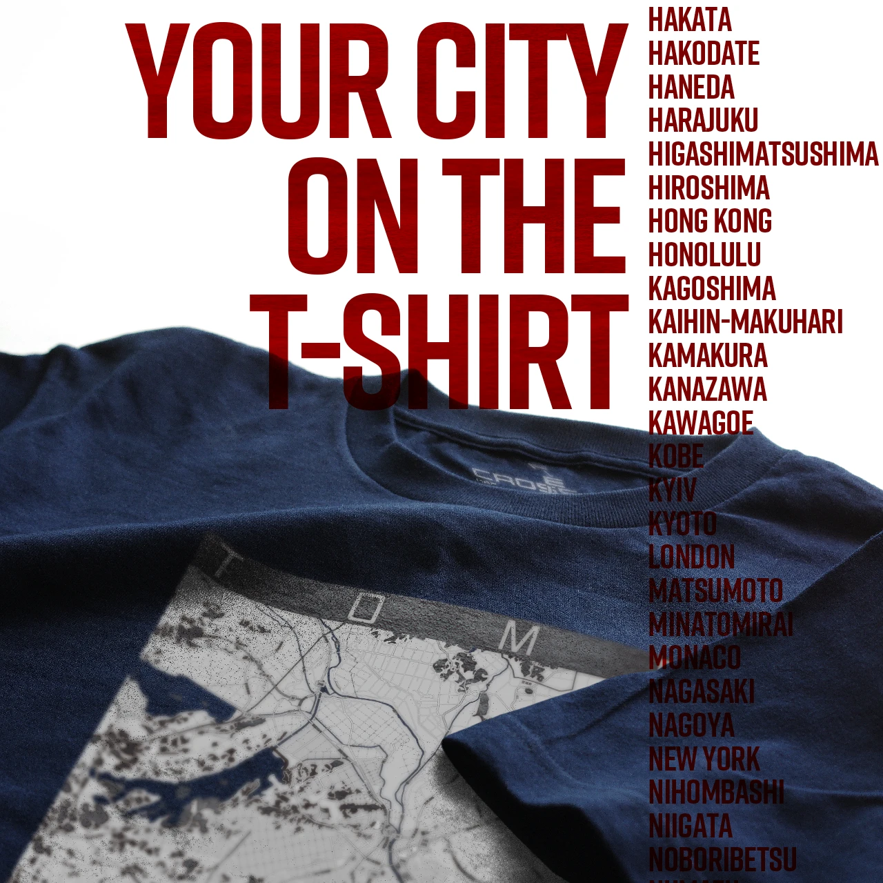 Your City on the T-shirt