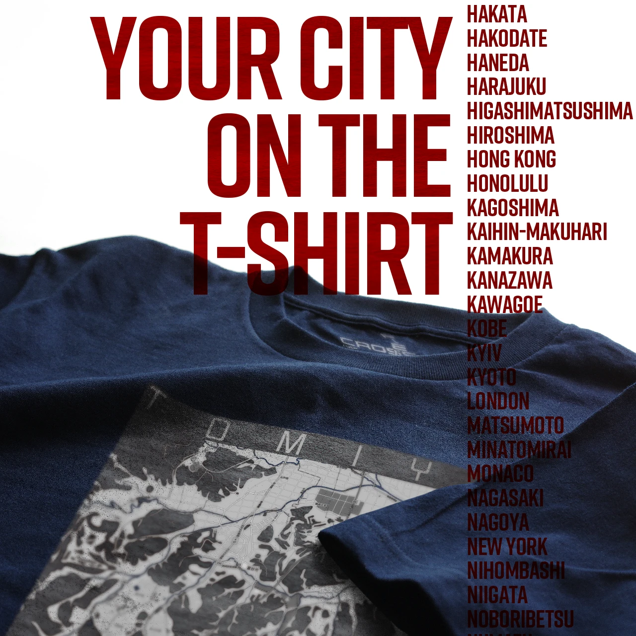 Your City on the T-shirt