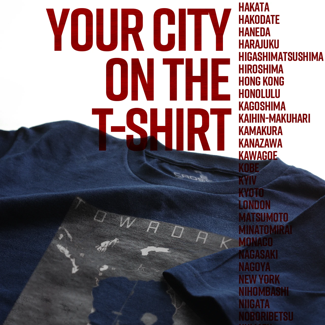 Your City on the T-shirt