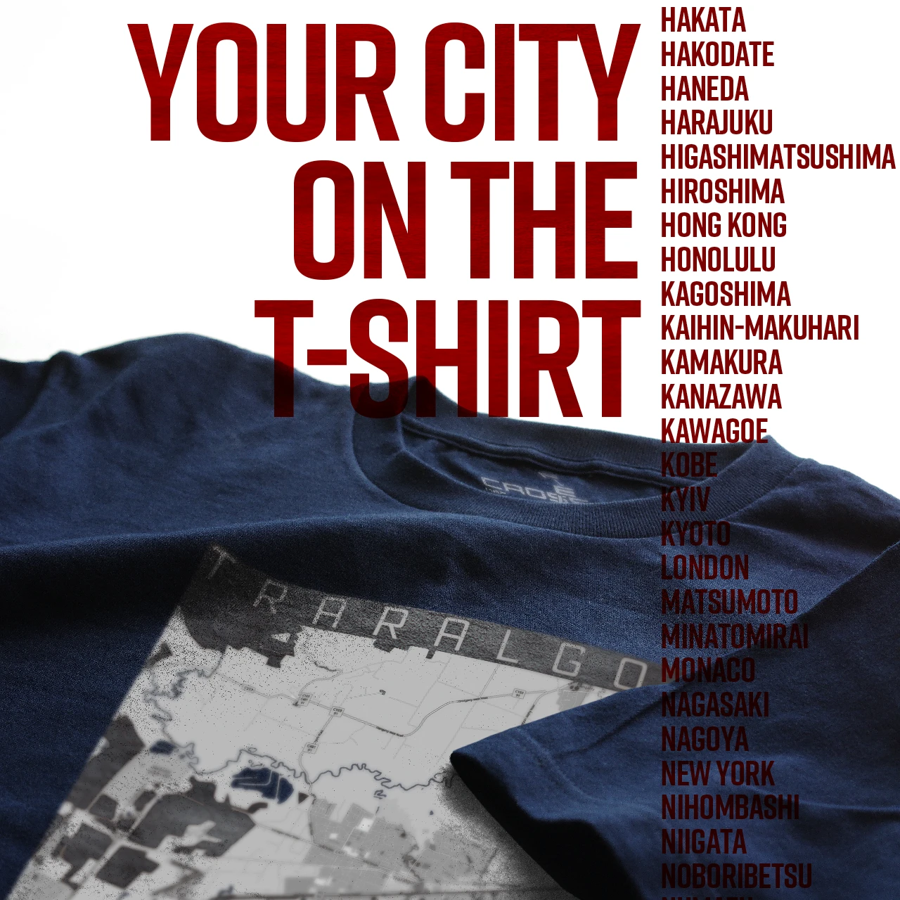 Your City on the T-shirt