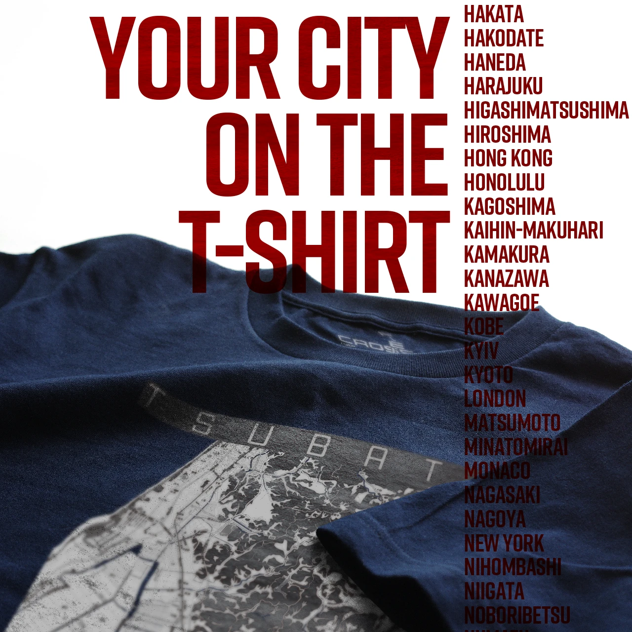 Your City on the T-shirt