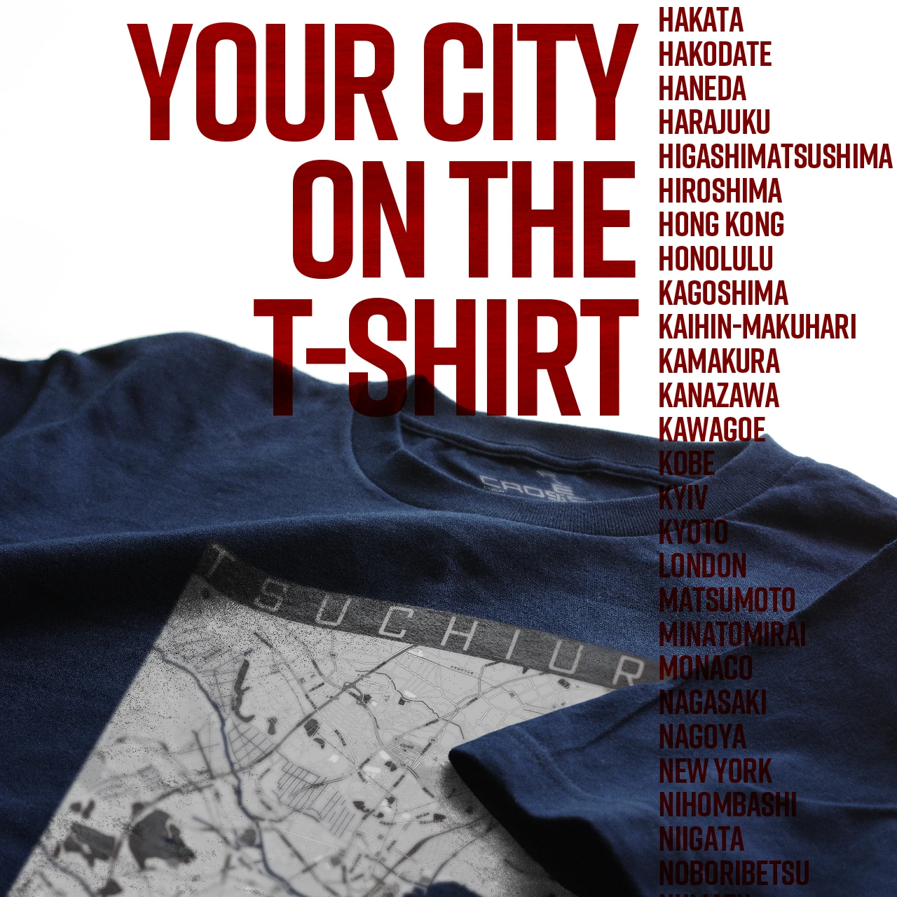 Your City on the T-shirt